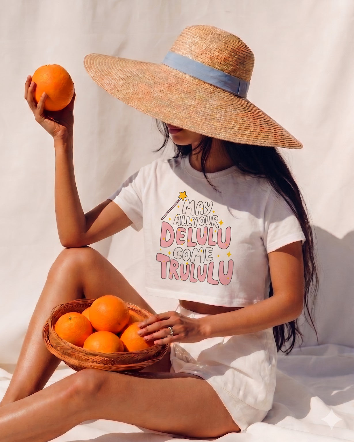 Delulu Come Trululu Crop Top – Gen Z Graphic Tee for Women