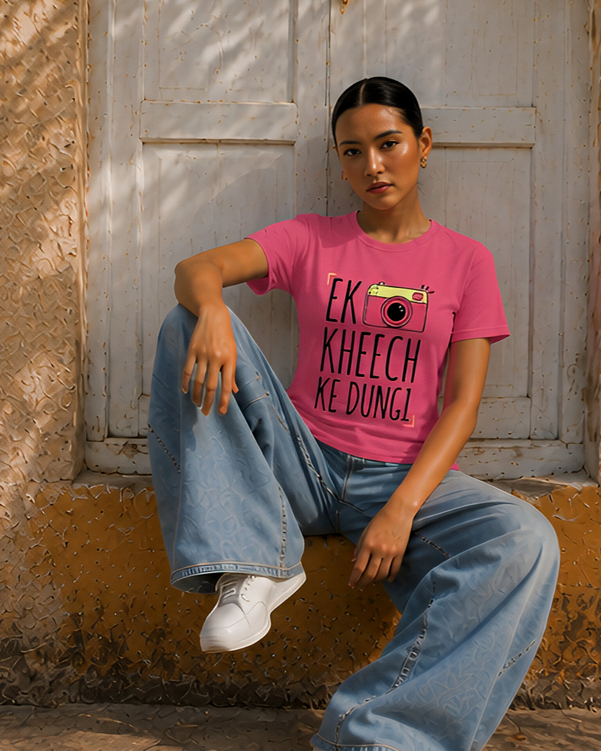 Ek Kheech Ke Dungi Graphic T-Shirt