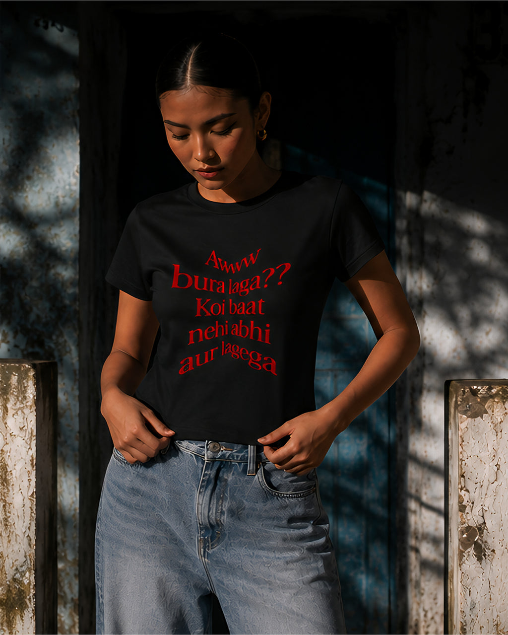 Awww Bura Laga Graphic T-Shirt
