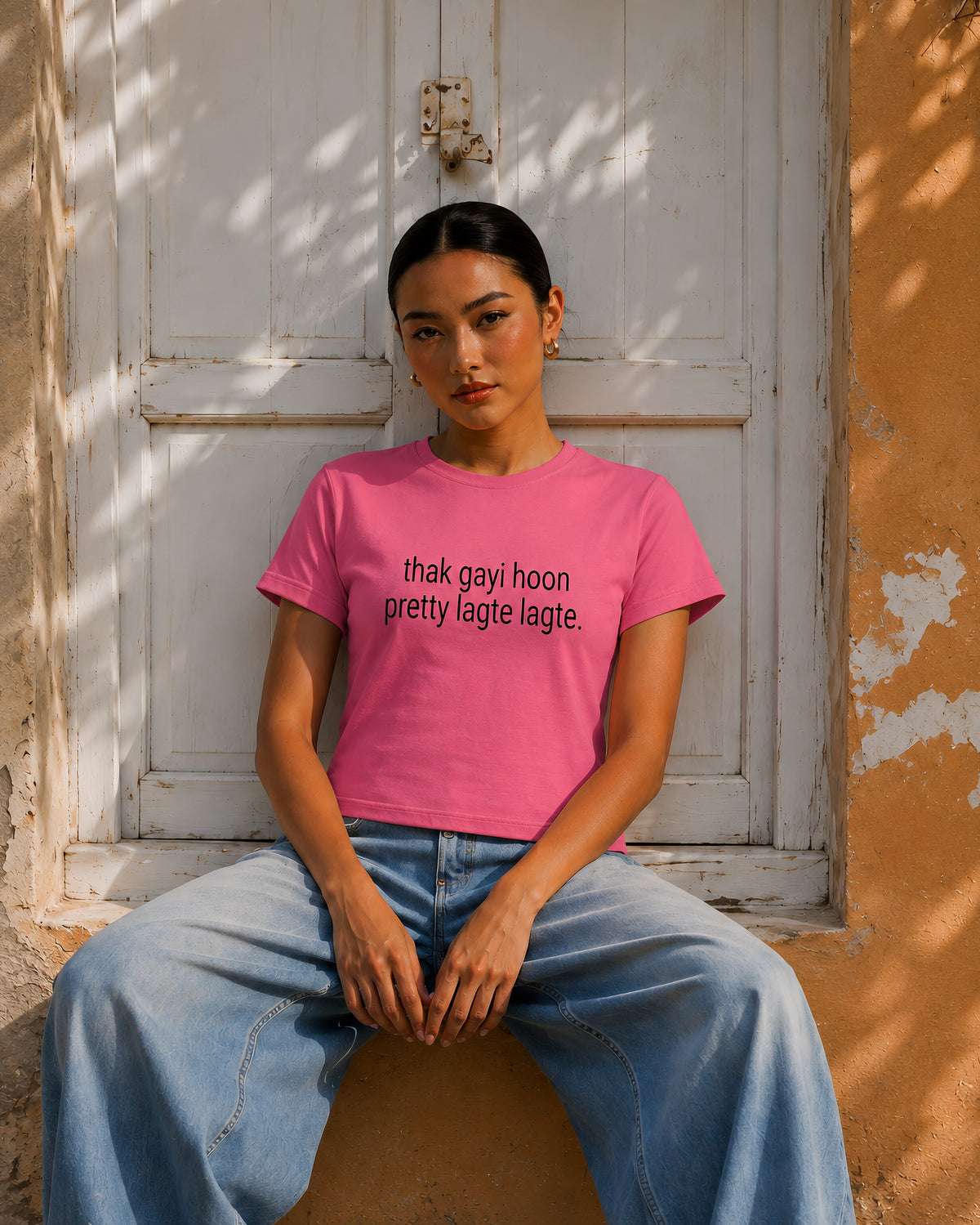 Thak Gayi Hoon Pretty Lagte Lagte Graphic T-Shirt
