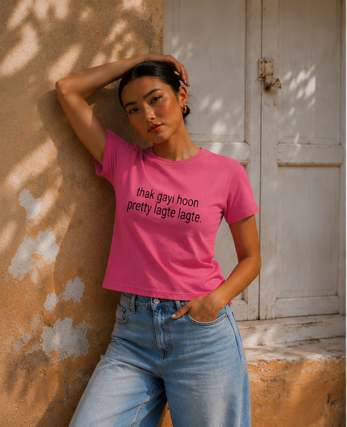 Thak Gayi Hoon Pretty Lagte Lagte Graphic T-Shirt