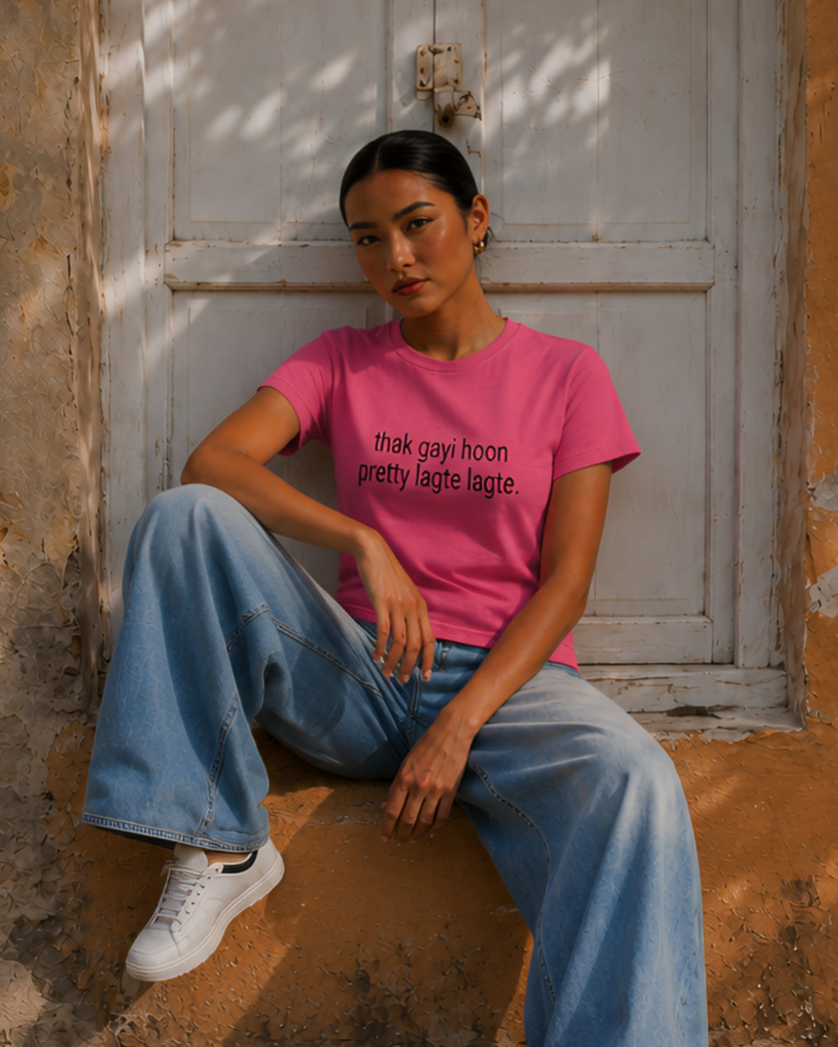 Thak Gayi Hoon Pretty Lagte Lagte Graphic T-Shirt