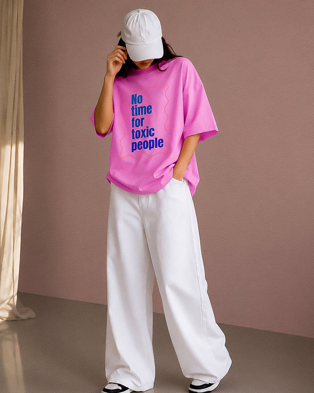 No Time for Toxic People Statement Tee.